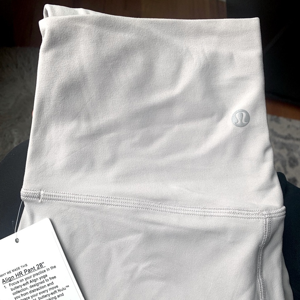 Lululemon Align Leggings 28in Chrome Grey